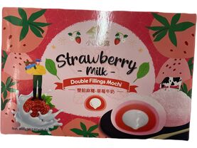 STRAWBERRY MILK DOUBLE FILLINGS MOCHI