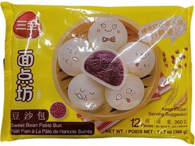 SANQUAN - FROZEN SWEETENED BEAN PASTE BUN