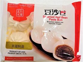 STEAMED RED BEAN PASTE BUN