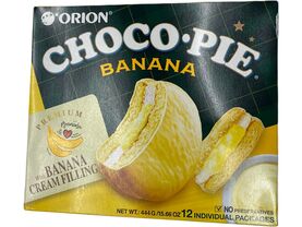 ORION CHOCO PIE BANANA (12PACK)