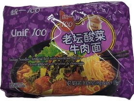 UNIF 100 INSTANT NOODLES - BEEF WITH SAUERKRAUT FL