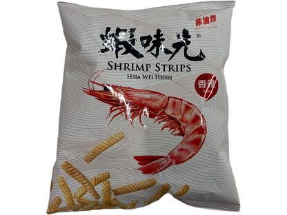 YU ZONG HSIA WEI HSIEN SPICY SHRIMP FLAVORED SNACK