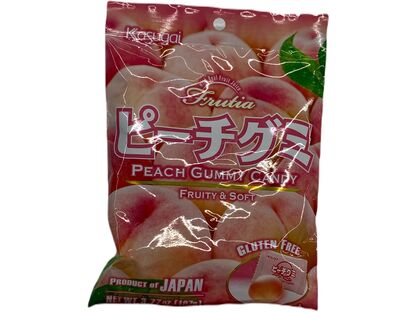 KASUGAI   PEACH GUMMY CANDY