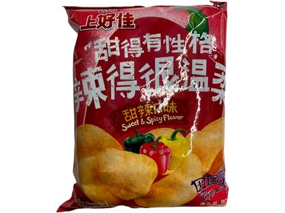 OISHI POTATO CHIP SWEET SPICY FLAVOR