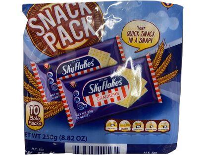 SKYFLAKES SNACK PACK CRACKERS 10CT 250 G