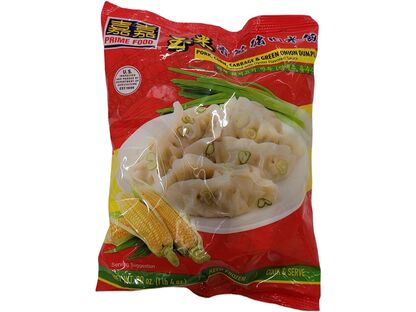 PRIME FOOD - PORK CORN CABBAGE ONION DUMPLING