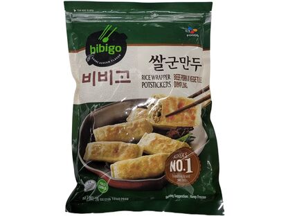 CJ RICE WRAPPER POTSTICKERS WITH VEGETABLE, BE