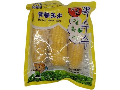 BOILED CORN COBS