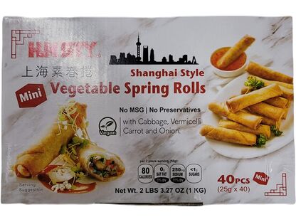 HNSTY VEGETABLE SPRING ROLLS