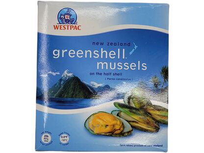 GREEN SHELL MUSSELS