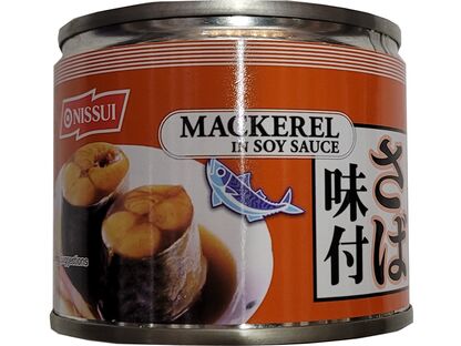 CAN SABA/MACKEREL IN SOYSAUCE NISSUI