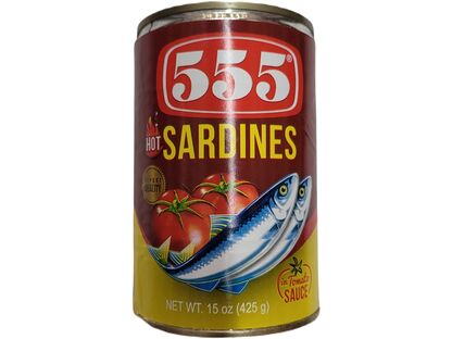 555 SARDINES IN TAMATO SAUCE/HOT