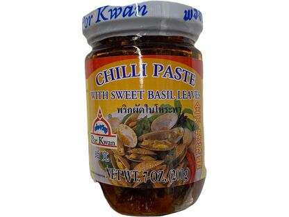 POR KWAN CHILI PASTE/SWEET BASIL LEAVES