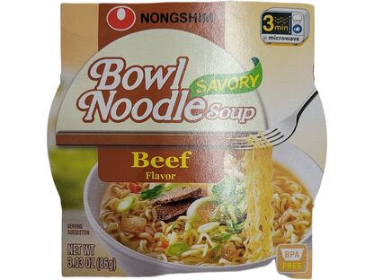 NONG SHIM BOWL/BEEF&GINGER