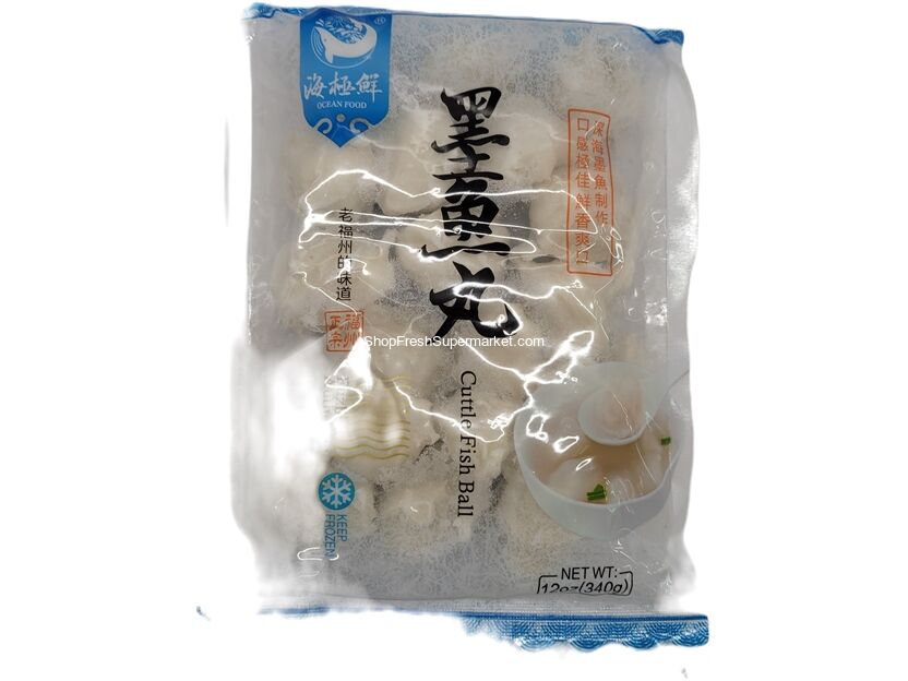 冷冻杂货:: OCEAN FOOD CUTTLE FISH BALL 海极鲜墨鱼丸- 领鲜超市官网 
